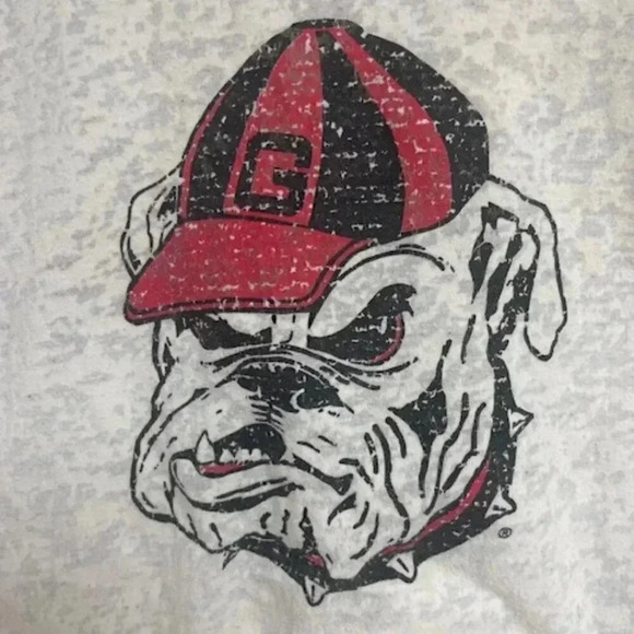 Georgia Dawgs Soffe Vintage Tee Shirt Women's Size M Football Bulldogs - Picture 3 of 12